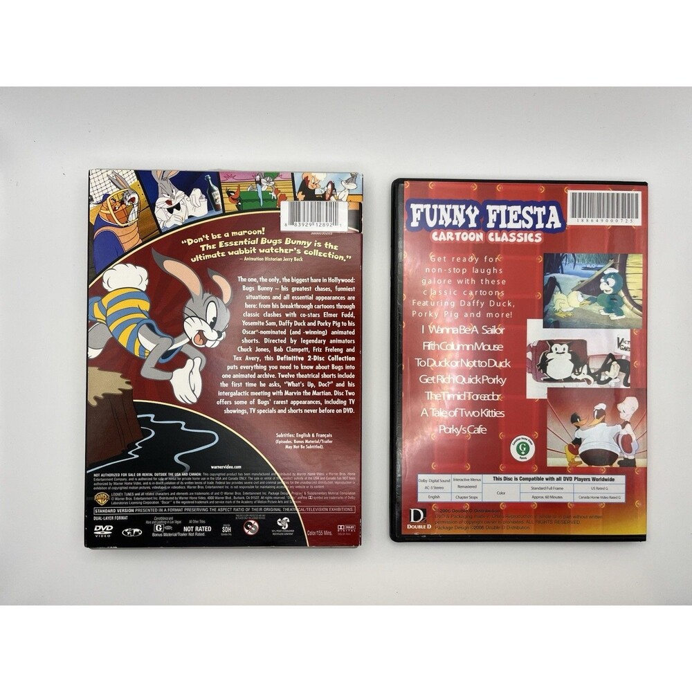 The Essential Bugs Bunny & Funny Fiesta DVD‎ Bundle - Picture 2 of 2